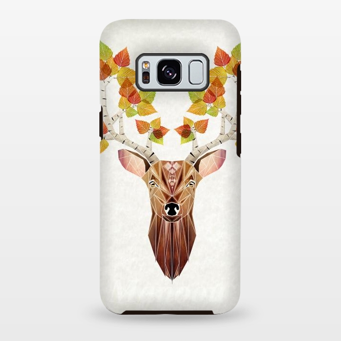 Galaxy S8 plus StrongFit deer autumn by Manoou