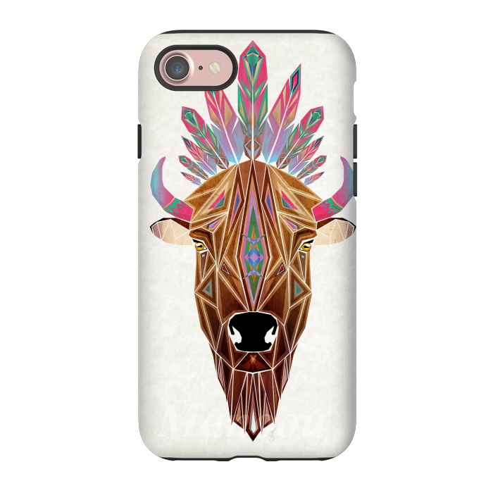 iPhone 7 StrongFit bison by Manoou