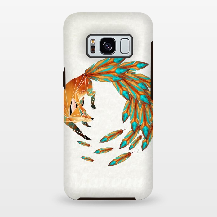 Galaxy S8 plus StrongFit fox cercle by Manoou