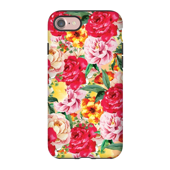 iPhone 7 StrongFit Red Roses by Rossy Villarreal