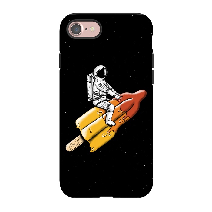iPhone 7 StrongFit Astronaut Melted Rocket by Coffee Man