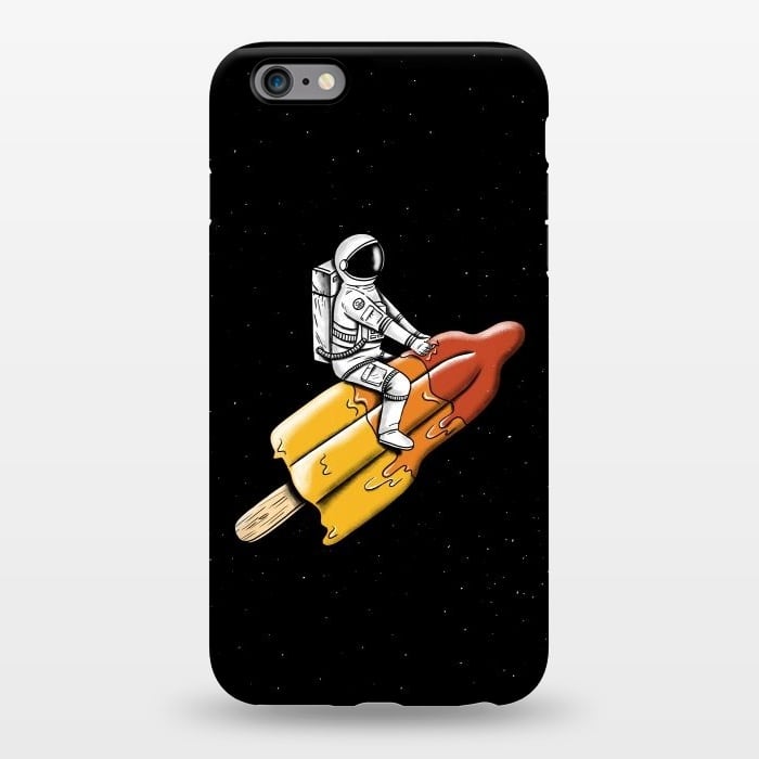 iPhone 6/6s plus StrongFit Astronaut Melted Rocket by Coffee Man