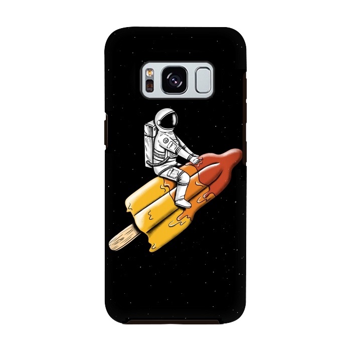 Galaxy S8 StrongFit Astronaut Melted Rocket by Coffee Man