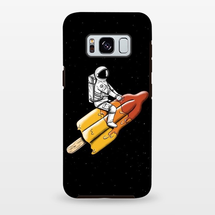 Galaxy S8 plus StrongFit Astronaut Melted Rocket by Coffee Man