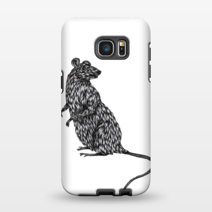 Galaxy S7 EDGE StrongFit Little Rat by ECMazur 