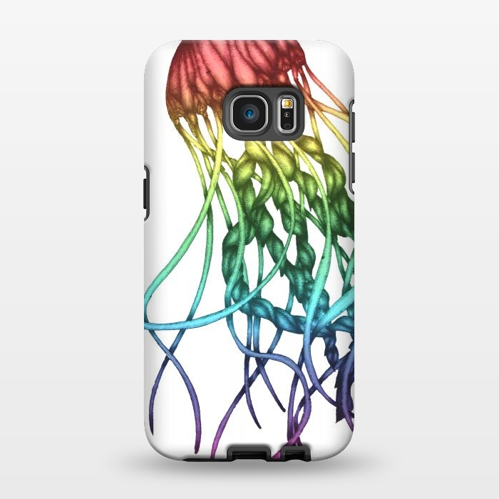 Galaxy S7 EDGE StrongFit Rainbow Jelly by ECMazur 