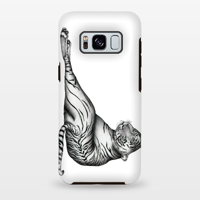 Galaxy S8 plus StrongFit The Hunter | Tiger by ECMazur 