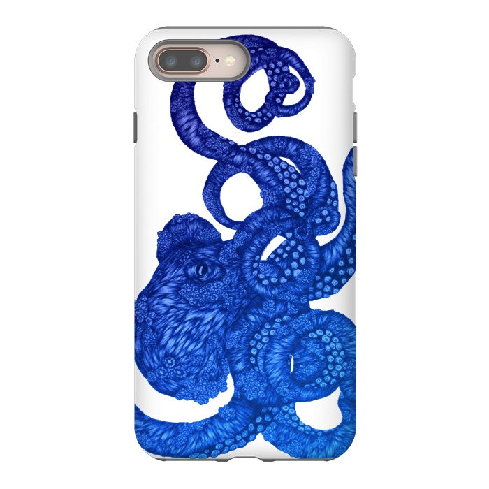 iPhone 7 plus StrongFit Ombre Octopus by ECMazur 