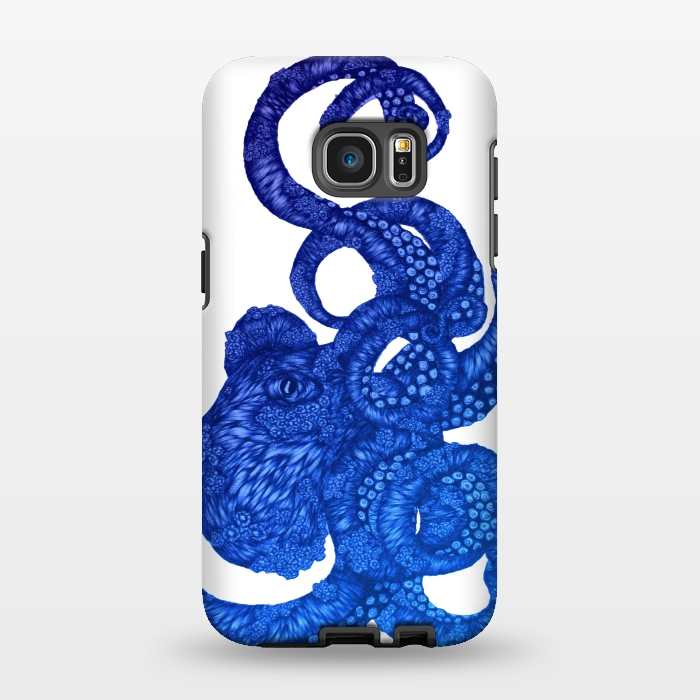 Galaxy S7 EDGE StrongFit Ombre Octopus by ECMazur 