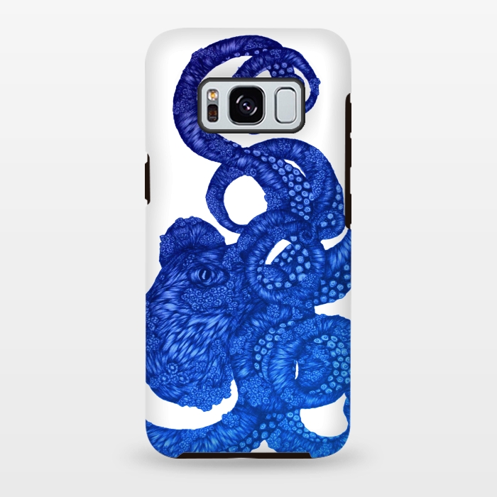 Galaxy S8 plus StrongFit Ombre Octopus by ECMazur 