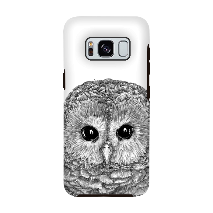 Galaxy S8 StrongFit Tiny Owl by ECMazur 