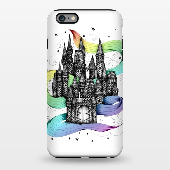 iPhone 6/6s plus StrongFit Super Magic Rainbow Dream Castle by ECMazur 