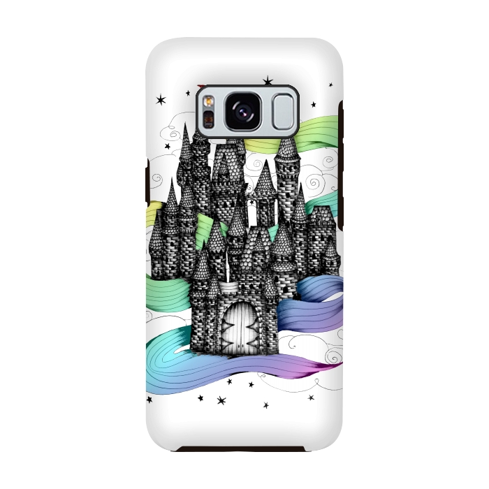 Galaxy S8 StrongFit Super Magic Rainbow Dream Castle by ECMazur 