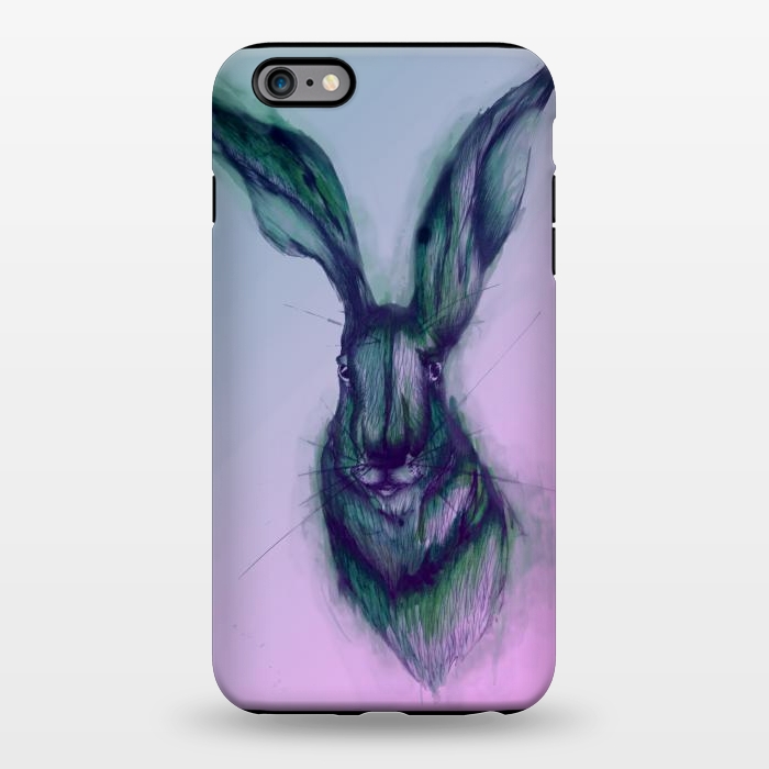 iPhone 6/6s plus StrongFit Watercolor Hare by ECMazur 