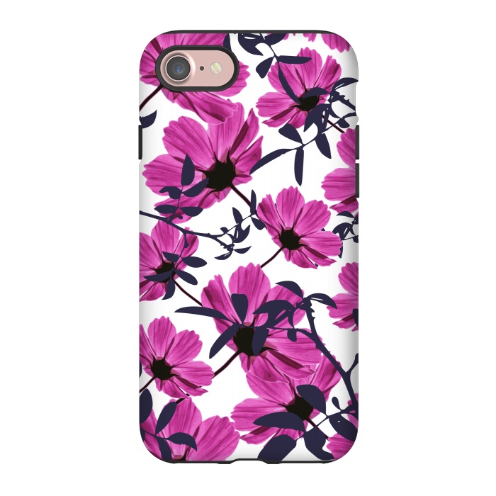 iPhone 7 StrongFit Floral Explorers  (White)  by Zala Farah