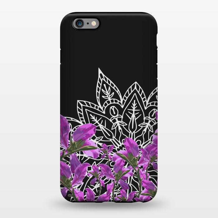 iPhone 6/6s plus StrongFit Mandala + Purple Vines by Zala Farah