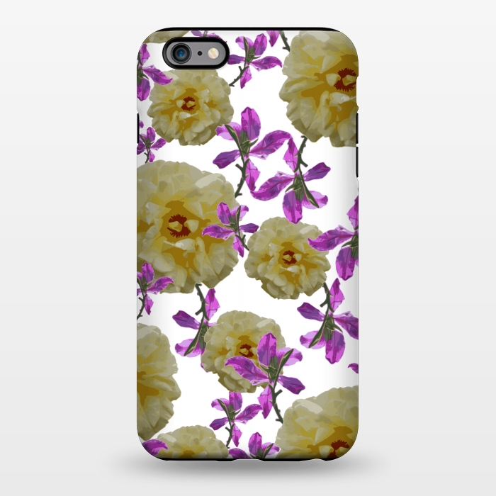 iPhone 6/6s plus StrongFit Flowers + Purple Vines by Zala Farah