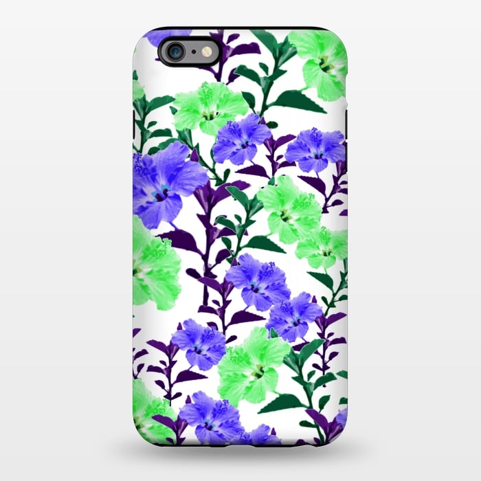 iPhone 6/6s plus StrongFit Neon Flowers by Zala Farah