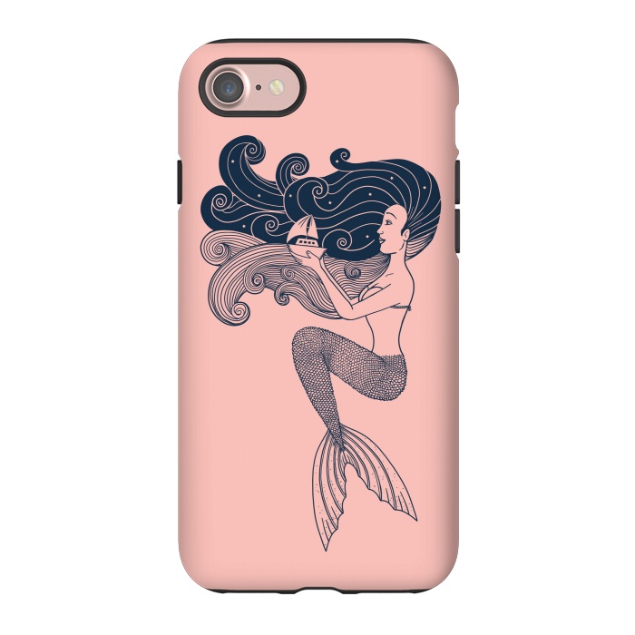 iPhone 7 StrongFit Mermaid Rose by Coffee Man