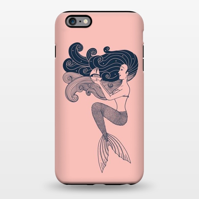 iPhone 6/6s plus StrongFit Mermaid Rose by Coffee Man