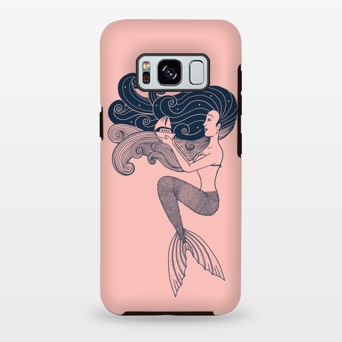 Galaxy S8 plus StrongFit Mermaid Rose by Coffee Man