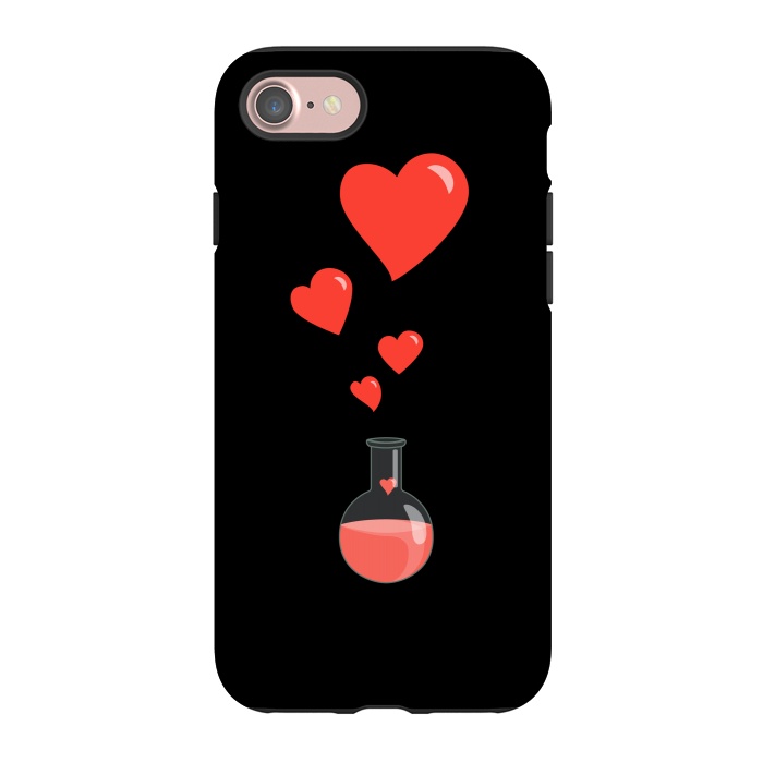 iPhone 7 StrongFit Flask Of Hearts Love Chemistry by Boriana Giormova