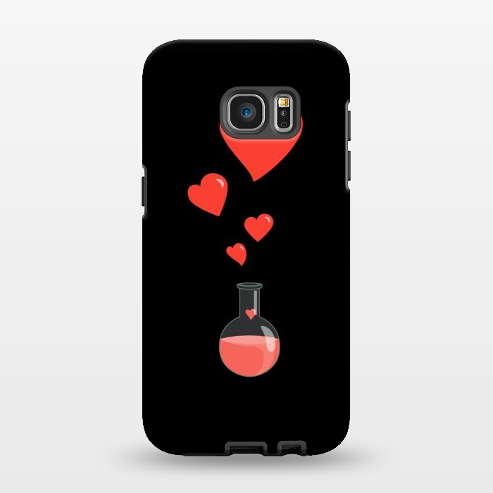 Galaxy S7 EDGE StrongFit Flask Of Hearts Love Chemistry by Boriana Giormova