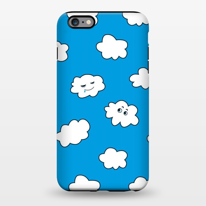 iPhone 6/6s plus StrongFit Funny Cartoon Clouds by Boriana Giormova
