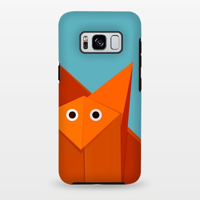 Galaxy S8 plus StrongFit Cute Origami Fox by Boriana Giormova