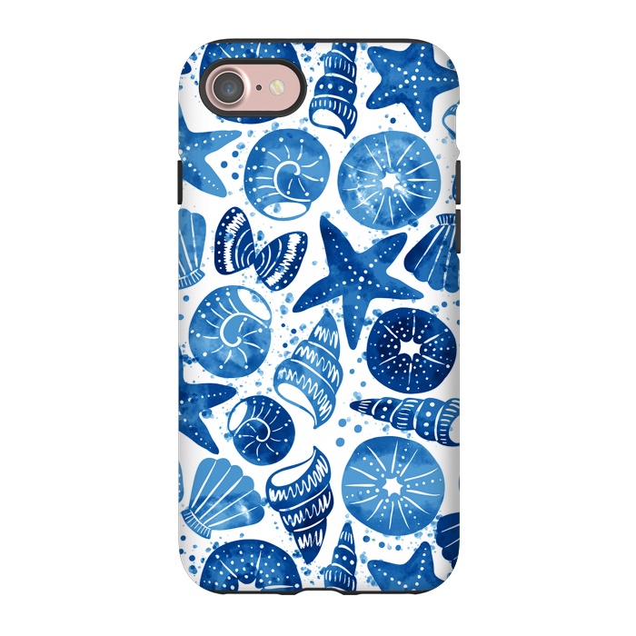 iPhone 7 StrongFit sea shells by Laura Grant