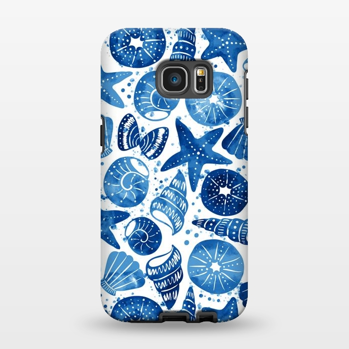 Galaxy S7 EDGE StrongFit sea shells by Laura Grant