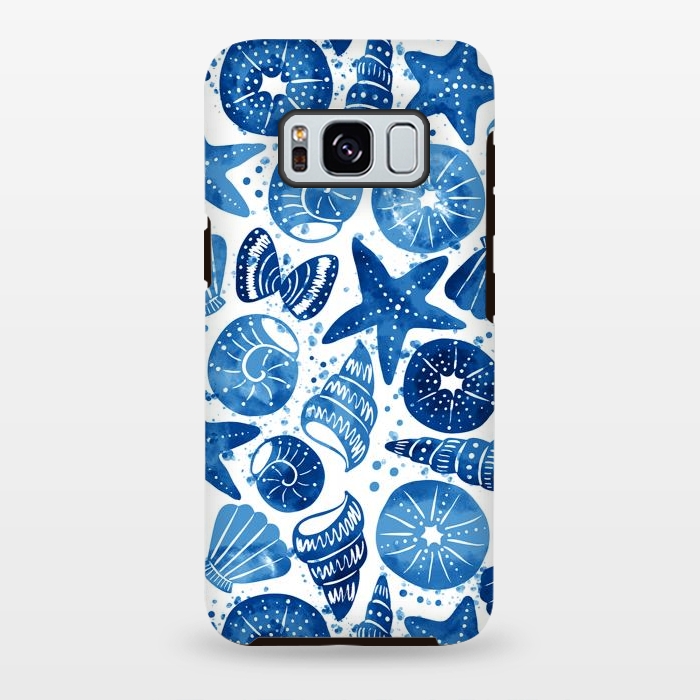 Galaxy S8 plus StrongFit sea shells by Laura Grant
