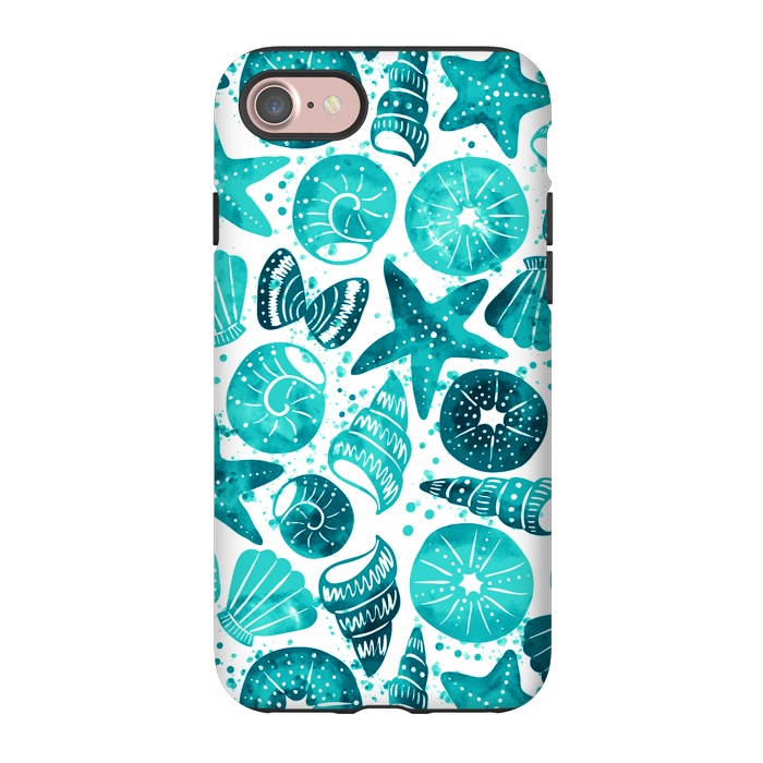 iPhone 7 StrongFit sea shells 2 by Laura Grant