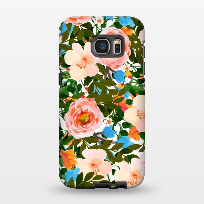 Galaxy S7 EDGE StrongFit Rose Garden by Uma Prabhakar Gokhale