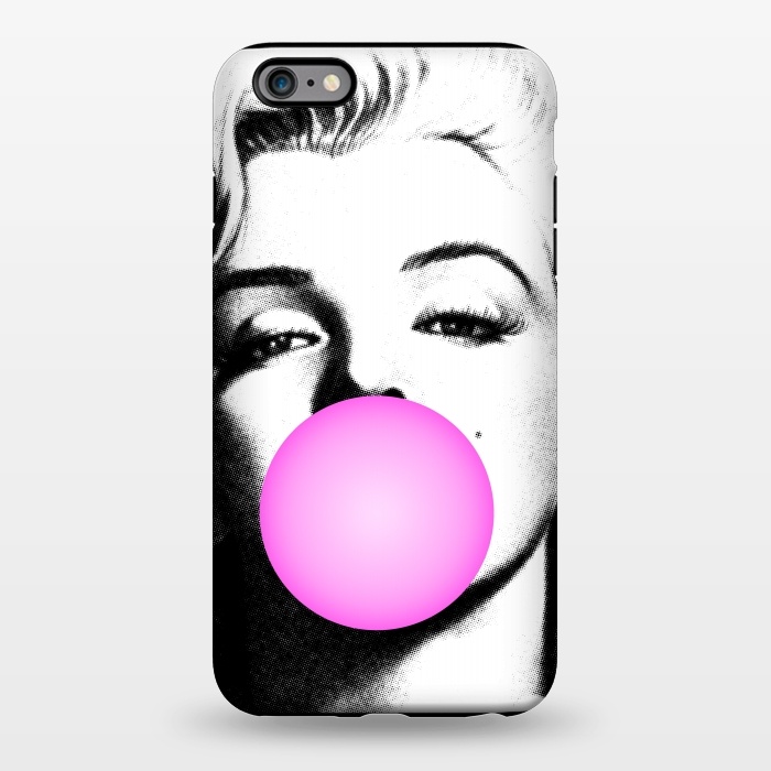 iPhone 6/6s plus StrongFit Marilyn Chewing Gum Bubble by Mitxel Gonzalez