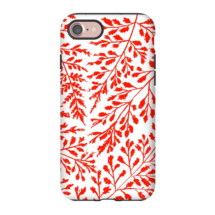 iPhone 7 StrongFit Foliage Red by Caitlin Workman