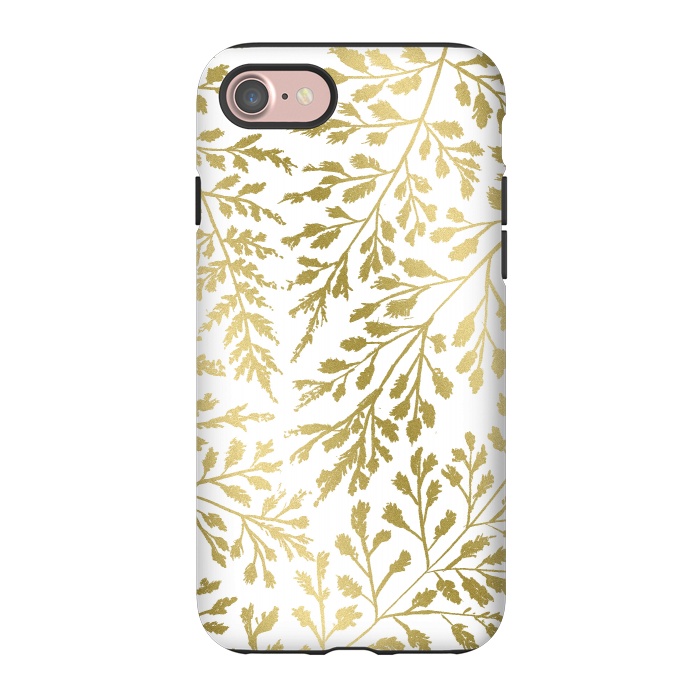 iPhone 7 StrongFit Foliage Gold by Caitlin Workman