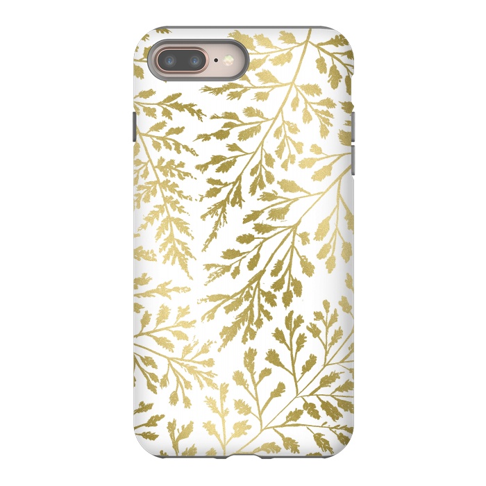 iPhone 7 plus StrongFit Foliage Gold by Caitlin Workman