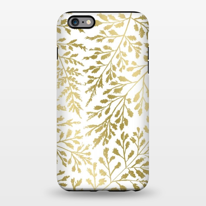 iPhone 6/6s plus StrongFit Foliage Gold by Caitlin Workman