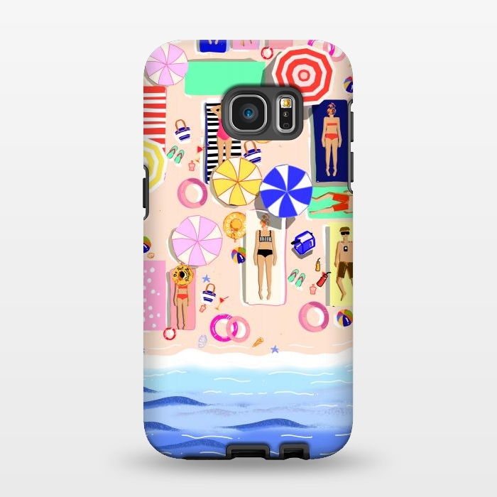 Galaxy S7 EDGE StrongFit Beach Holiday by MUKTA LATA BARUA
