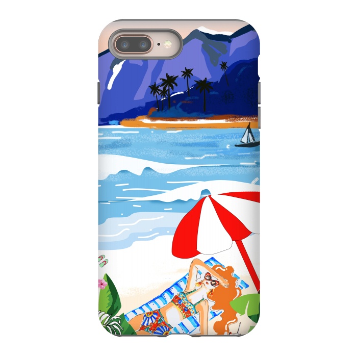 iPhone 7 plus StrongFit Beach Holiday 3 by MUKTA LATA BARUA