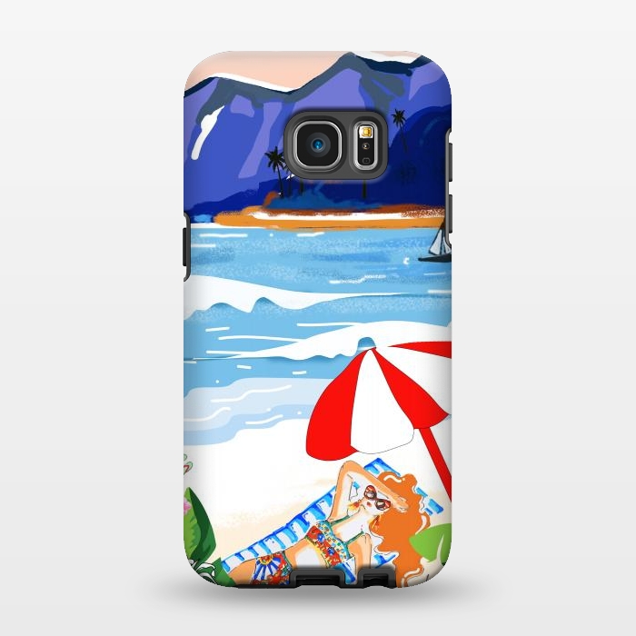 Galaxy S7 EDGE StrongFit Beach Holiday 3 by MUKTA LATA BARUA
