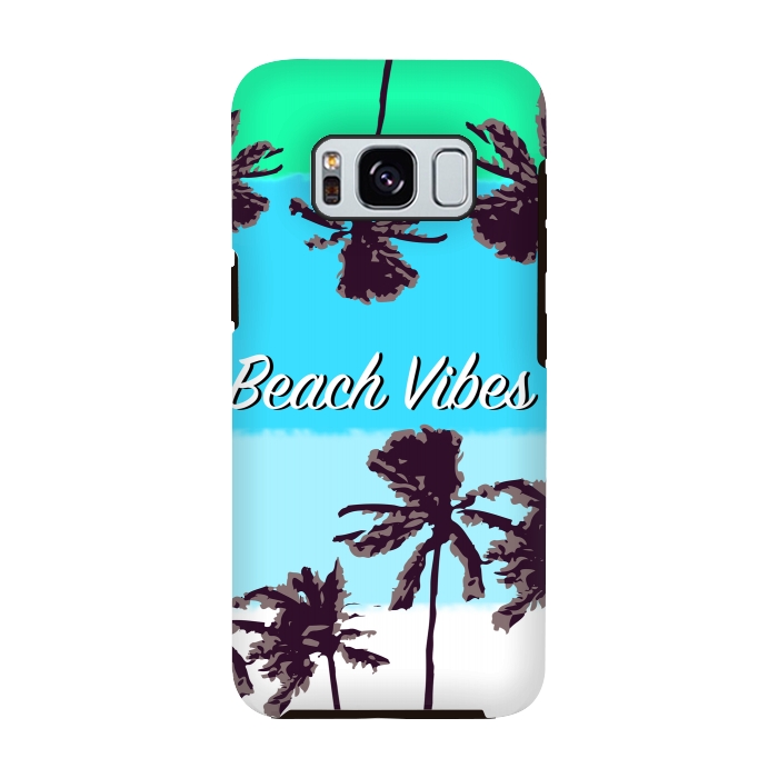 Galaxy S8 StrongFit Beach Vibes blue by MUKTA LATA BARUA