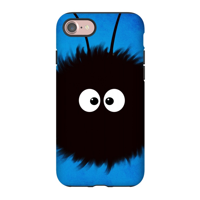 iPhone 7 StrongFit Blue Cute Dazzled Bug Character by Boriana Giormova