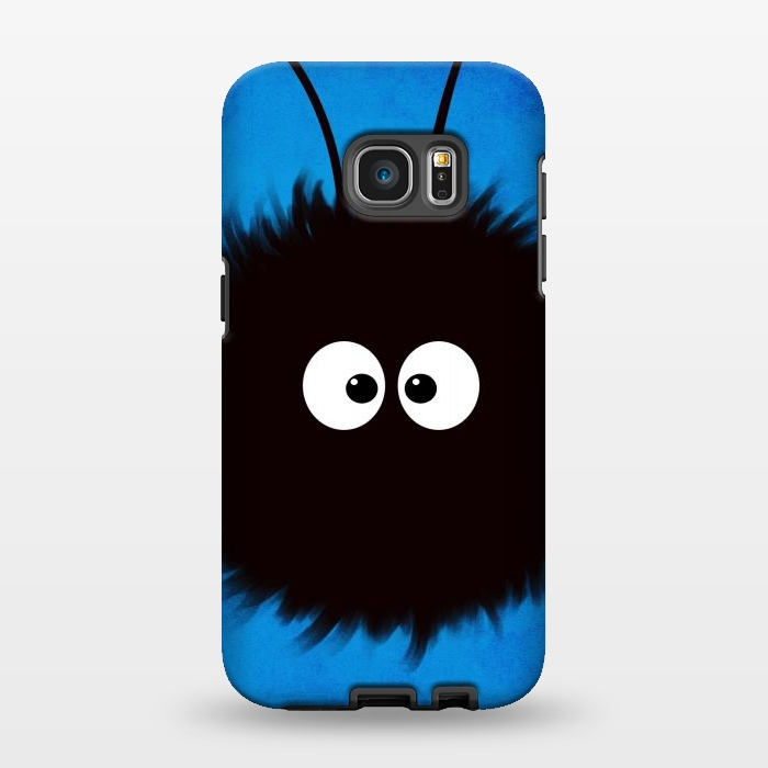 Galaxy S7 EDGE StrongFit Blue Cute Dazzled Bug Character by Boriana Giormova