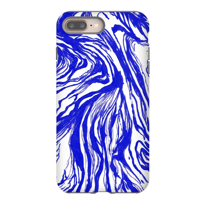 iPhone 7 plus StrongFit Marble Royal by Caitlin Workman