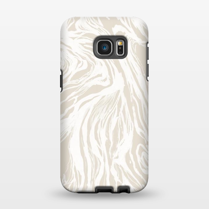 Galaxy S7 EDGE StrongFit Nude Marble by Caitlin Workman