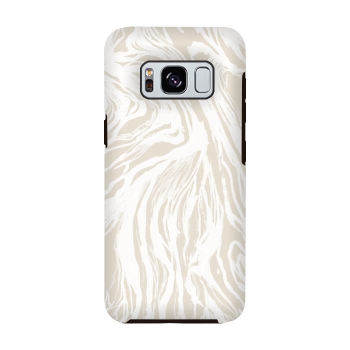 Galaxy S8 StrongFit Nude Marble by Caitlin Workman