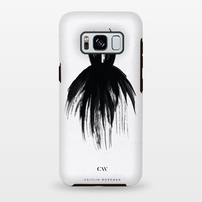 Galaxy S8 plus StrongFit Little Black Dress by Caitlin Workman
