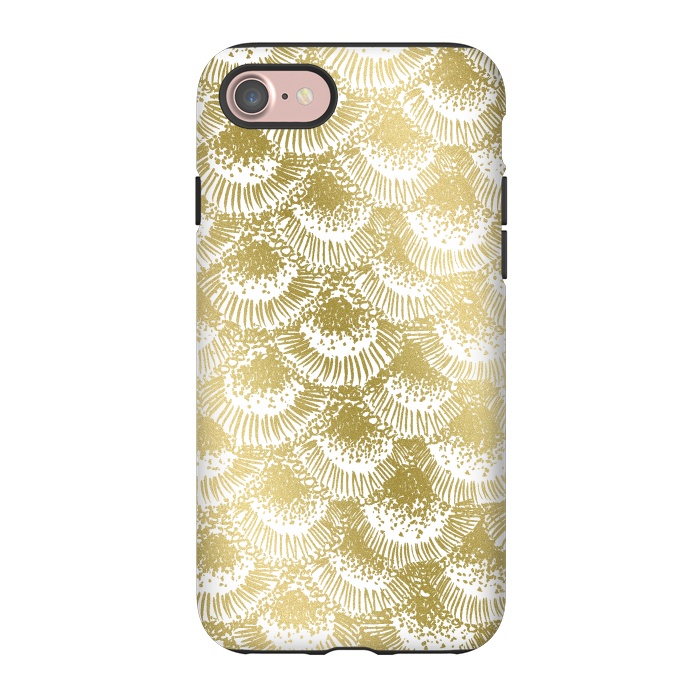 iPhone 7 StrongFit Organic Burst Gold by Caitlin Workman